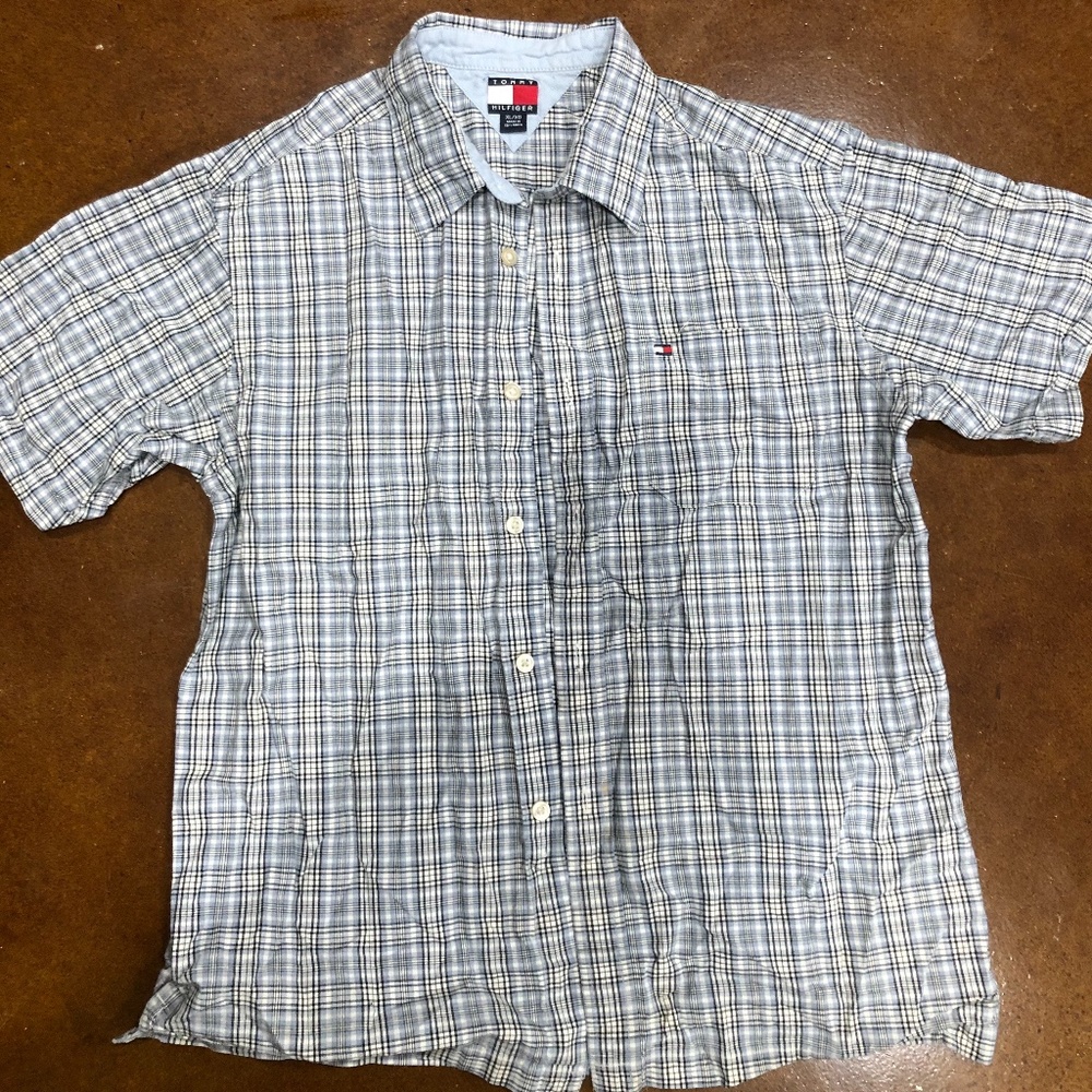 Plaid Button Down Tommy Hilfiger Short Sleeve
